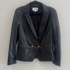 BB Dakota Black Blazer with Gold Buttons